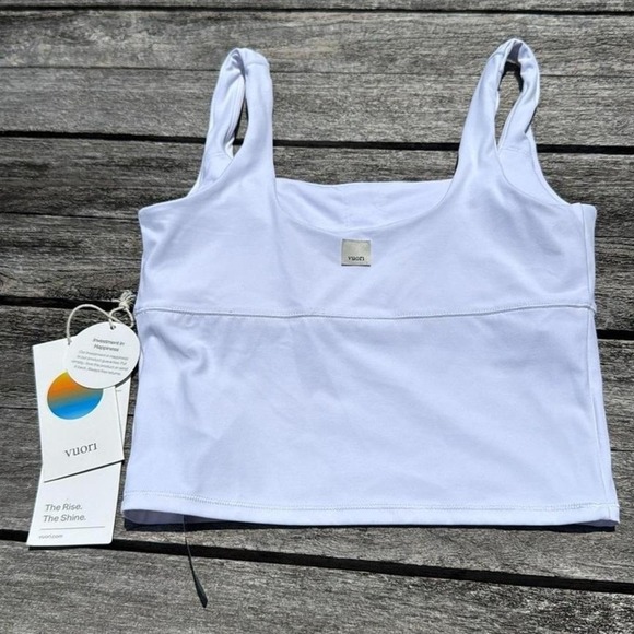 Vuori AllTheForm Support Tank white size XS‎ NWT - Picture 2 of 6